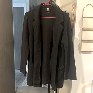 Bobeau Women’s L Black Longline Sweater Coat/Cardigan